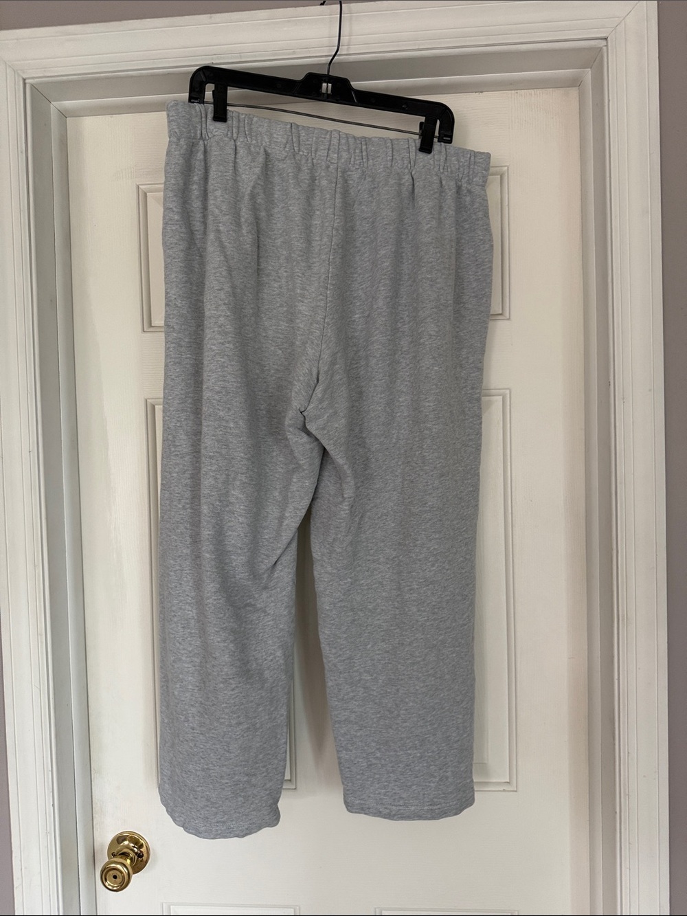 aerie Women’s Heather Gray Wide-Leg Sweatpants - Picture 2 of 3